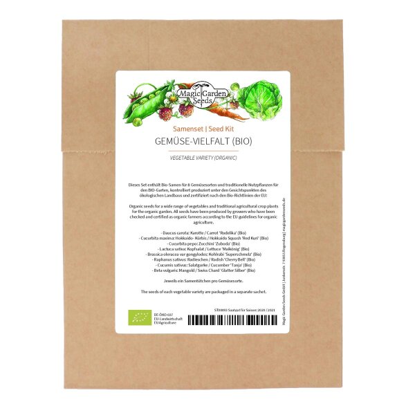 Vegetable Variety (Organic) - Seed kit