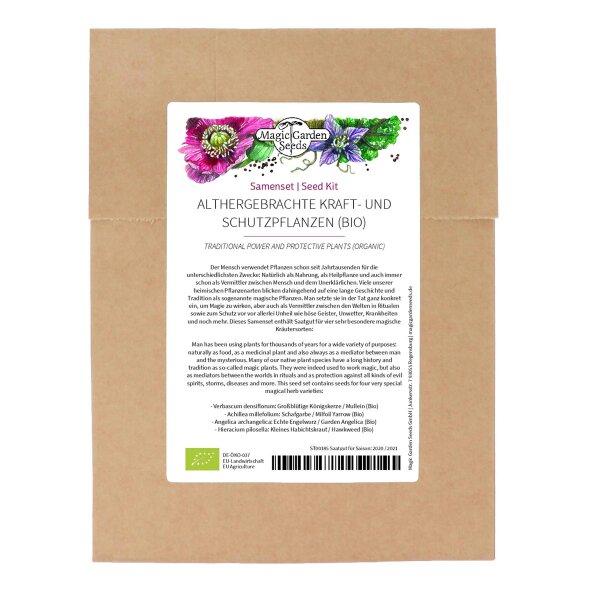 Traditional Power And Protective Plants (Organic) - Seed kit