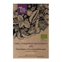 Padrón Peppers / Pimientos de Padrón (Capsicum annuum) organic seeds